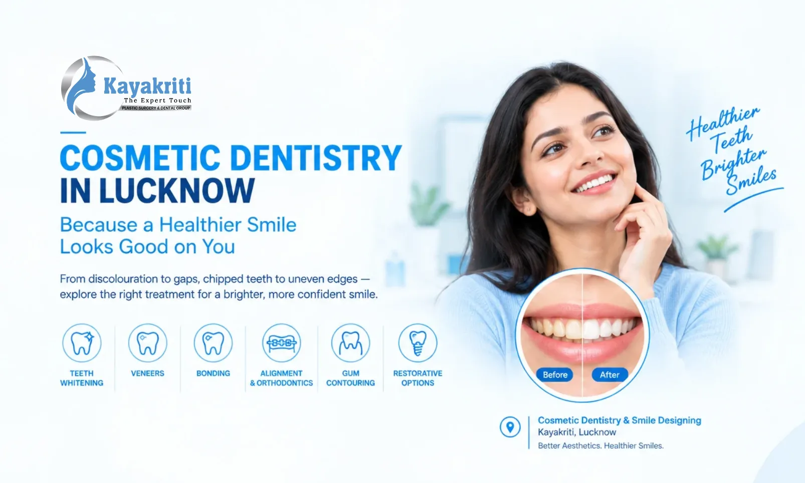 How Cosmetic Dentistry in Lucknow Can Address Common Smile Concerns