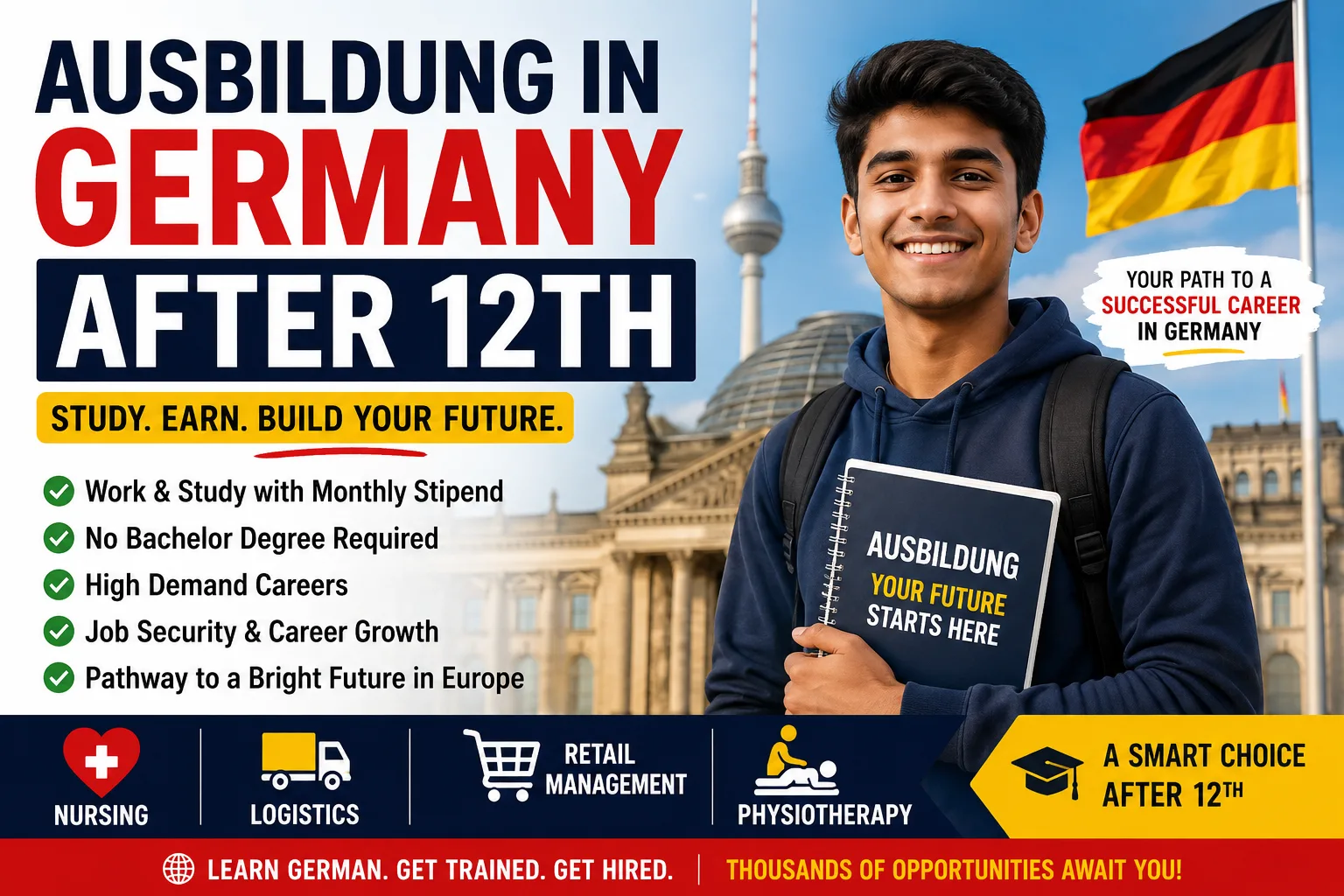How to Get a Job in Germany After 12th Through Ausbildung (Complete Guide)