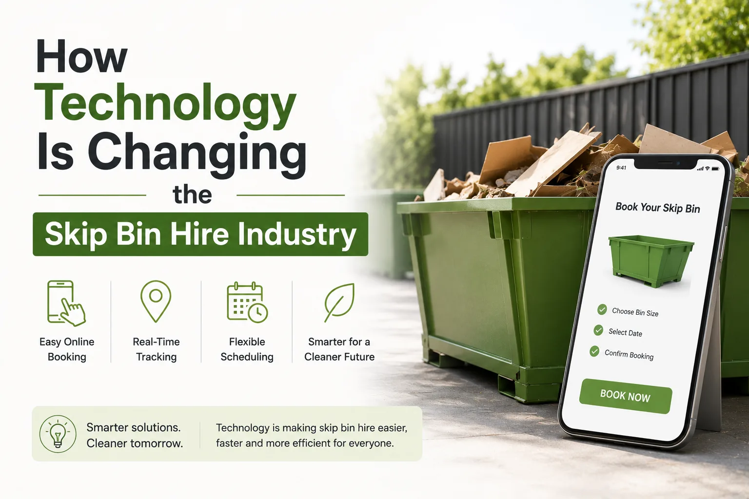 How Technology Is Changing the Skip Bin Hire Industry
