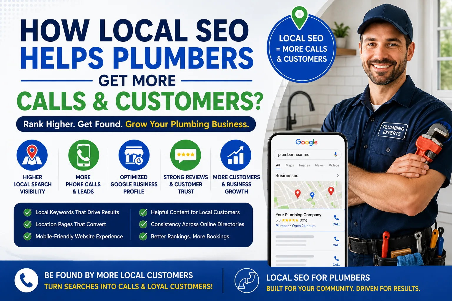 How Local SEO Helps Plumbers Get More Calls and Customers?