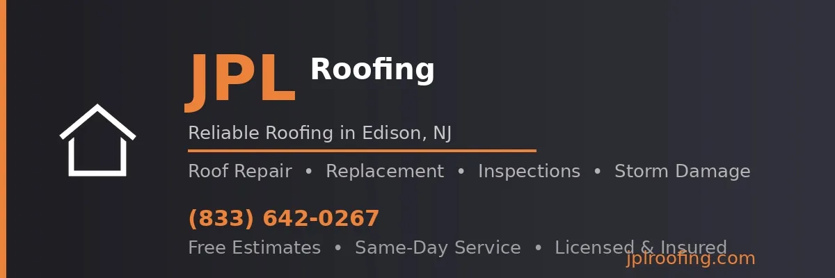 JPL Roofing — The Most Trusted Roofing Company in Edison, NJ