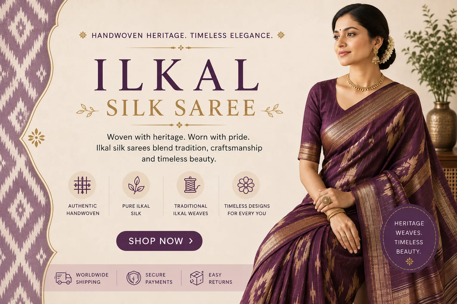 What Makes the Ilkal Saree Kasuti Embroidery So Rare?