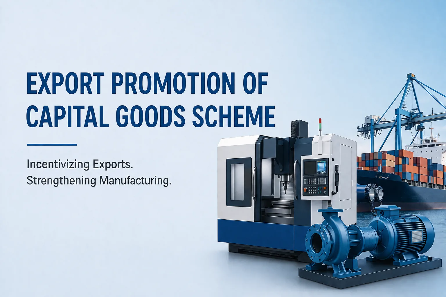Why Export Promotion of Capital Goods Scheme Is Important for Long Term Success