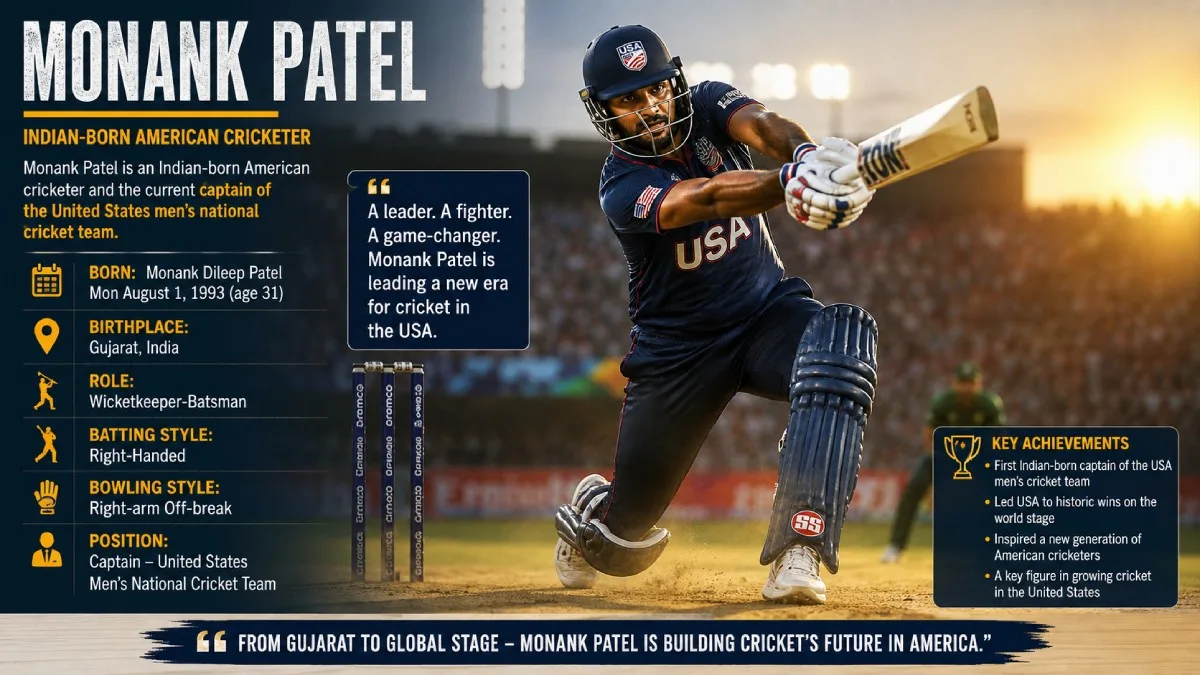 Monank Patel: The Rising Face of American Cricket