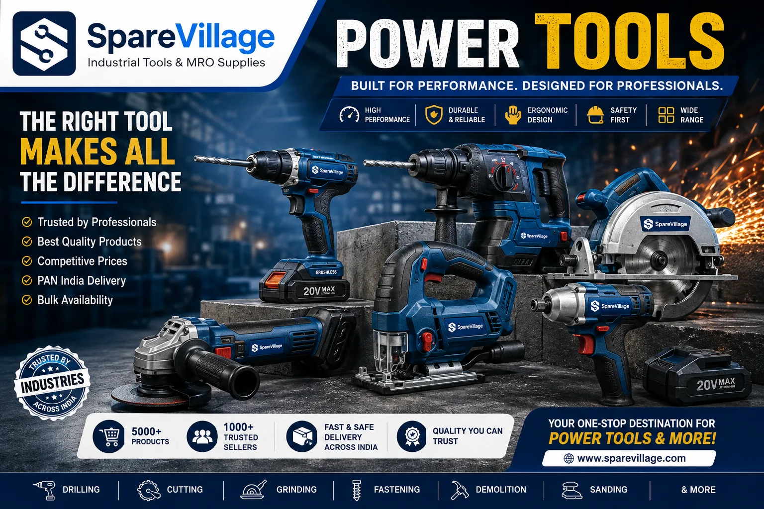 Power Tools: Types, Uses and Selection Guide for 2026