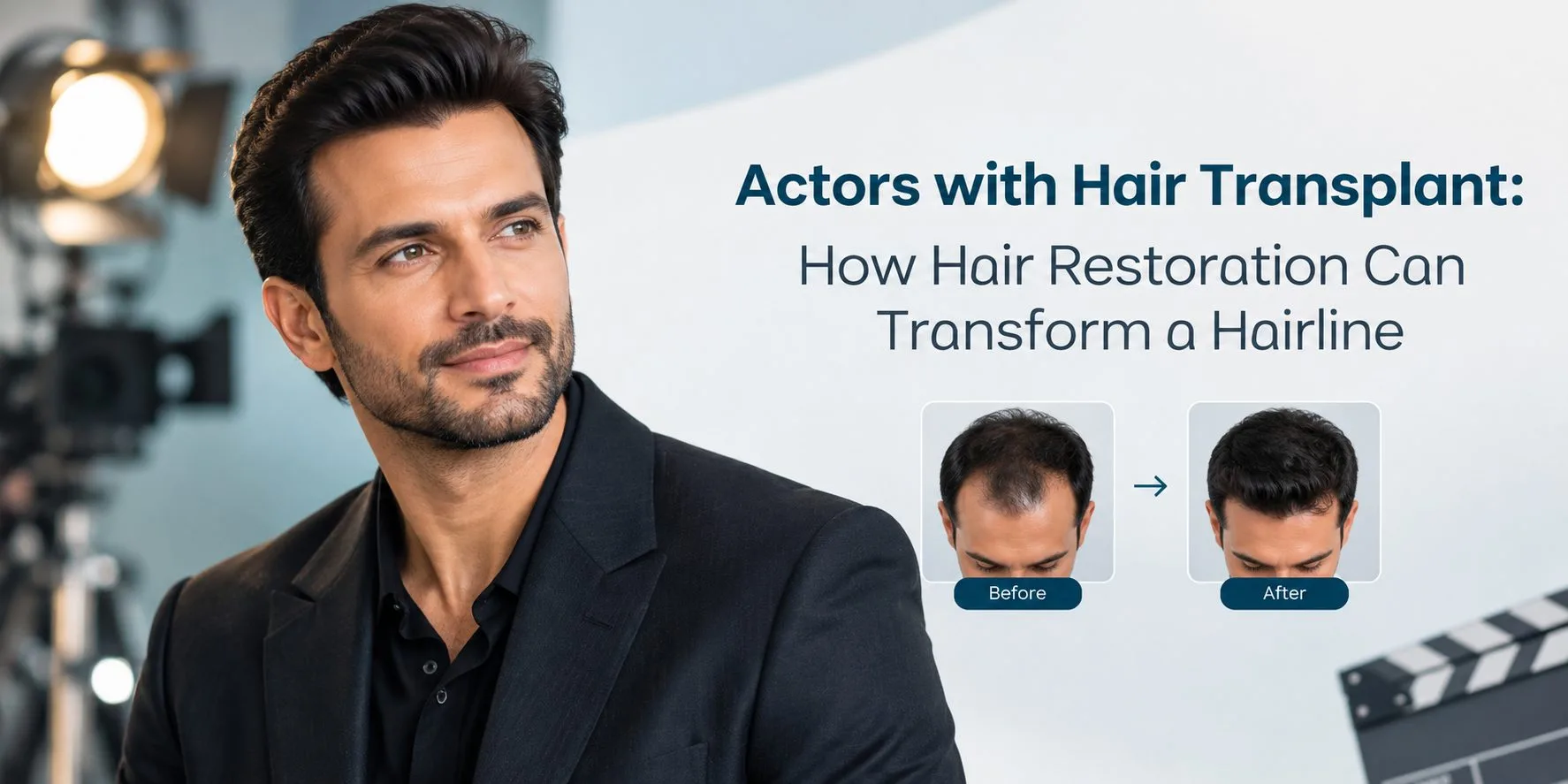Actors with Hair Transplant: How Hair Restoration Can Transform a Hairline