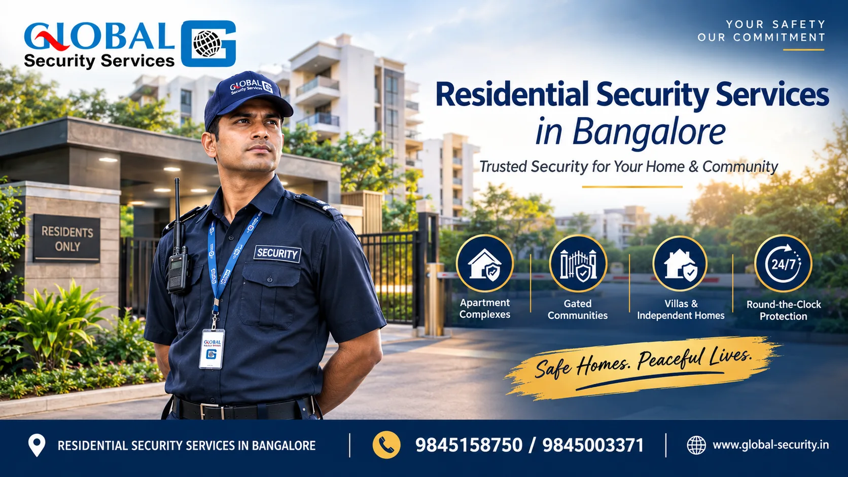 How to Find a Reliable Security Agency for Apartments and Residential Buildings in Bangalore