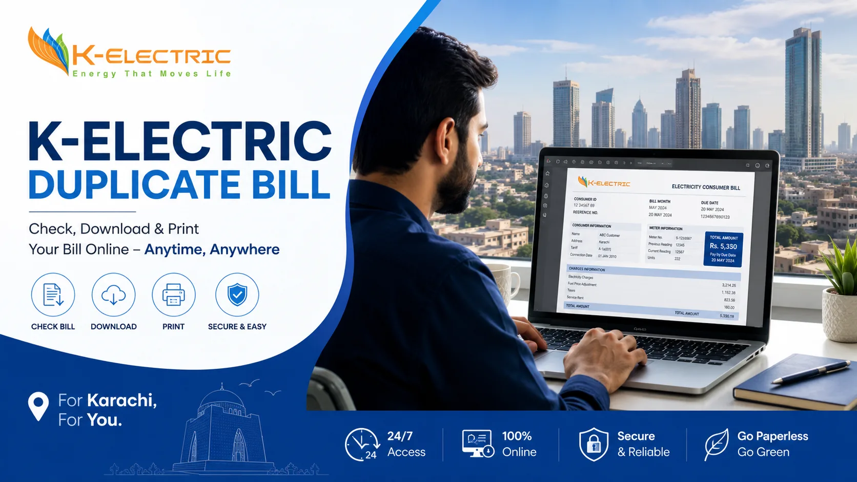 How to Check K-Electric Duplicate Bill Online in 2026