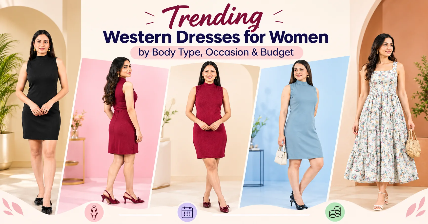 Trending Western Dresses for Women by Body Type, Occasion & Budget