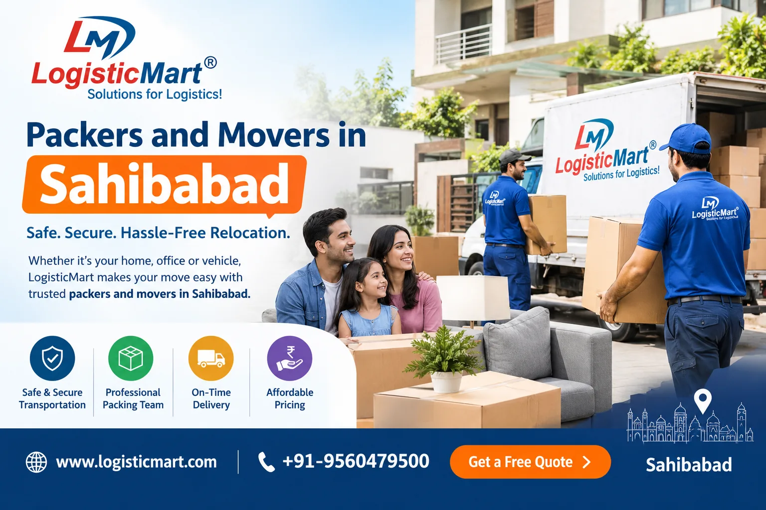 Guide to Searching and Booking Packers and Movers in Sahibabad for Effortless Home Shifting