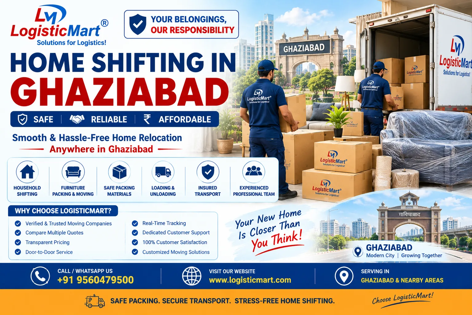How Can You Plan Home Shifting in Ghaziabad Without Unnecessary Stress?