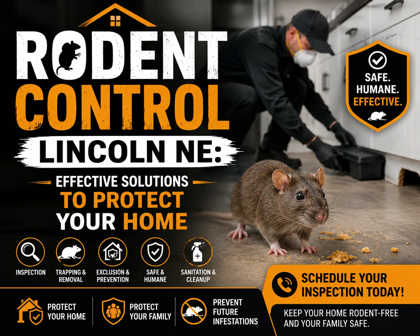 Rodent Control in Lincoln, NE: Effective Ways to Protect Your Home or Business