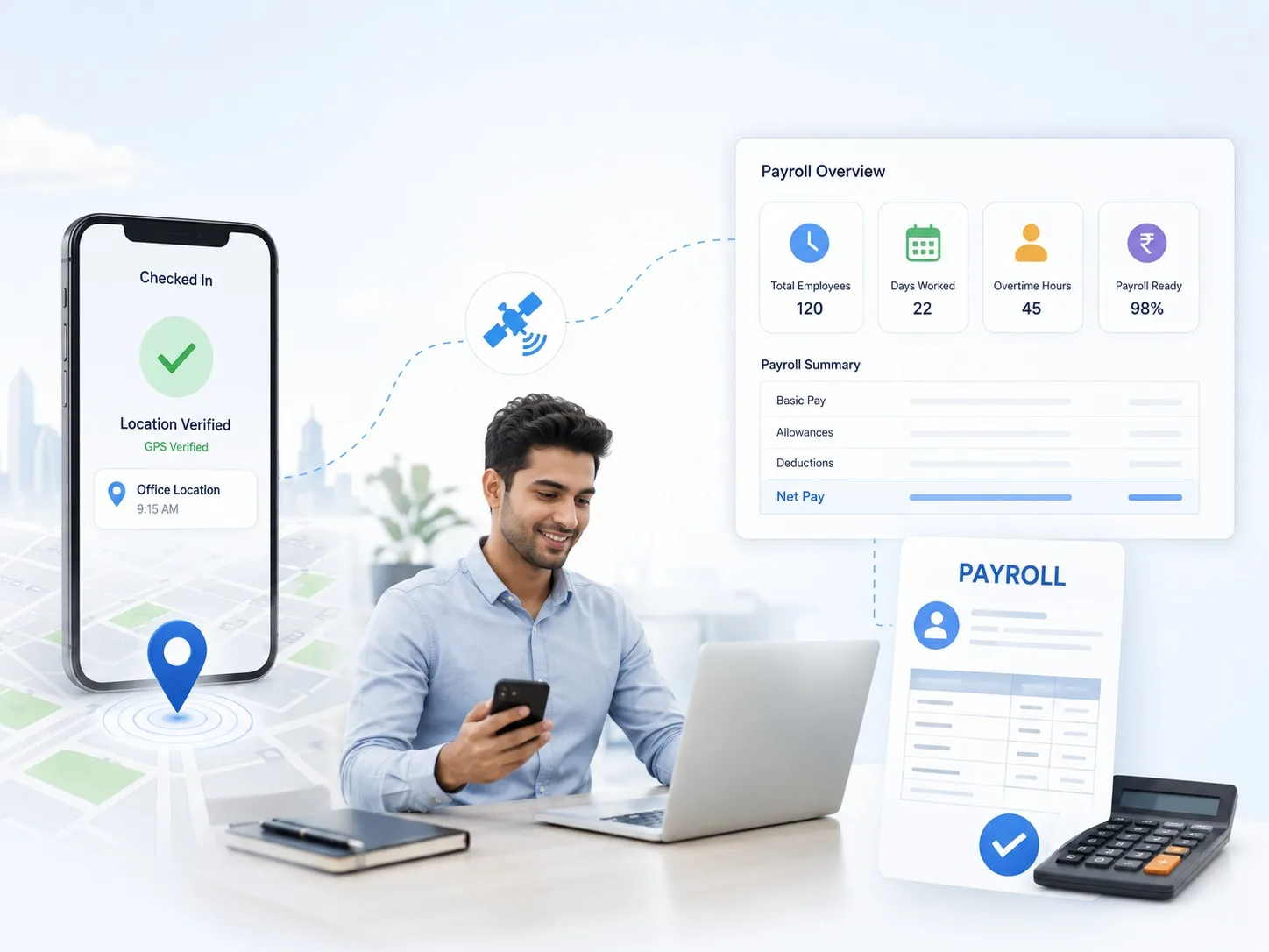 GPS Verification & Automated Payroll: Smarter Workforce Management with TeamsMaster AI