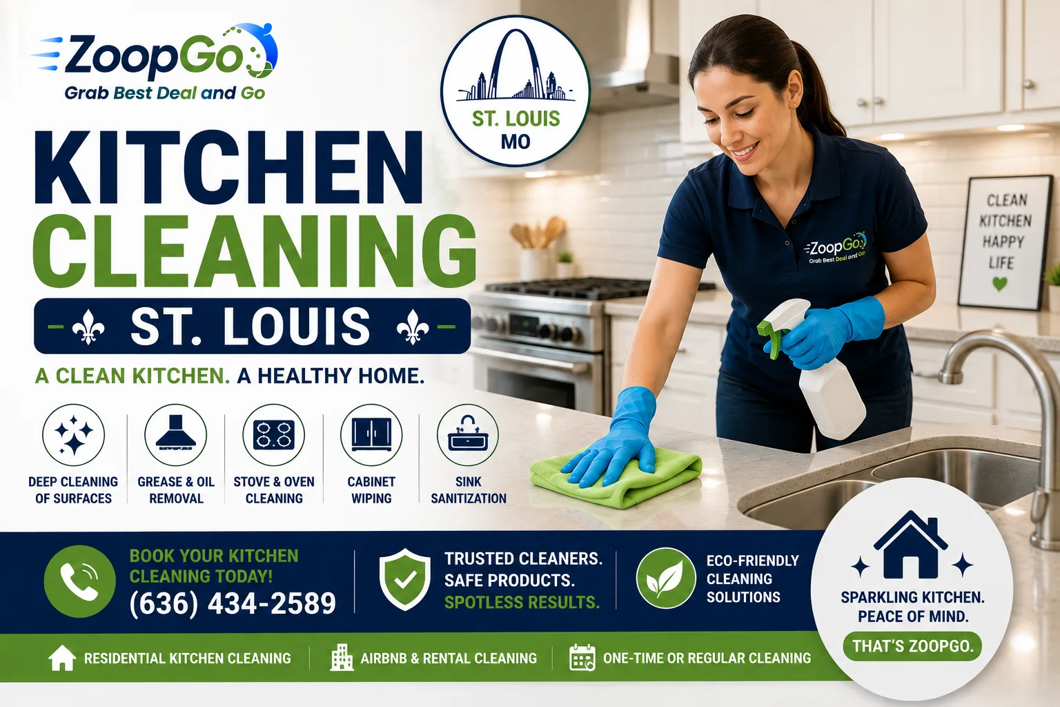 Kitchen Cleaning St. Louis: What Does Professional Cleaning Include?