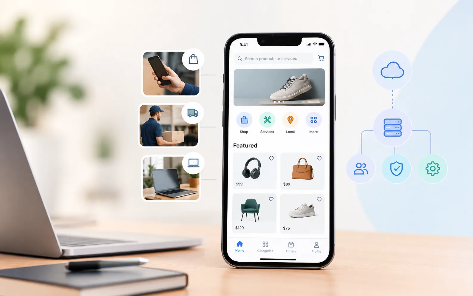 Marketplace App Development Explained: Types, Core Features, Architecture and How to Choose a Partner