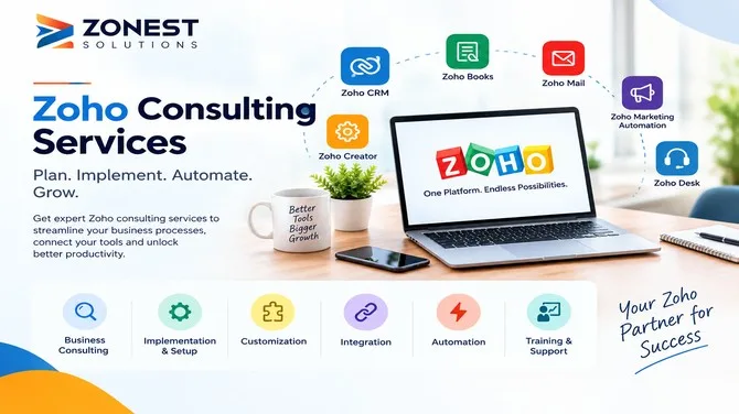 Zoho Consulting Services: Simplifying Business Operations with Zoho