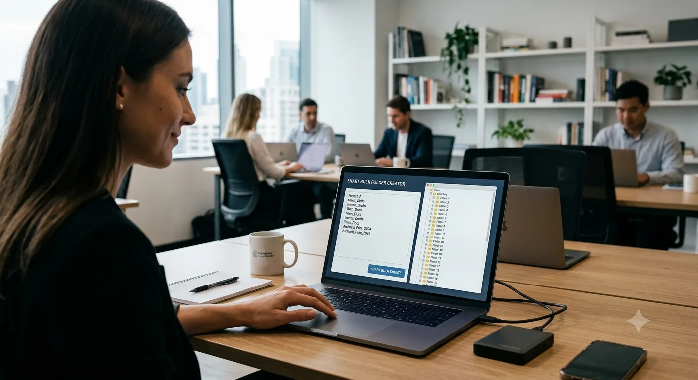 How to Create Folders in Bulk Without Repetitive Manual Work
