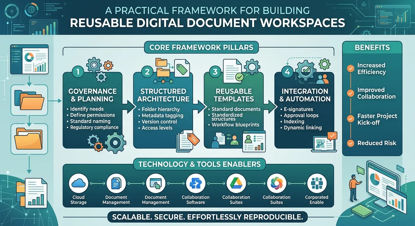 A Practical Framework for Building Reusable Digital Document Workspaces