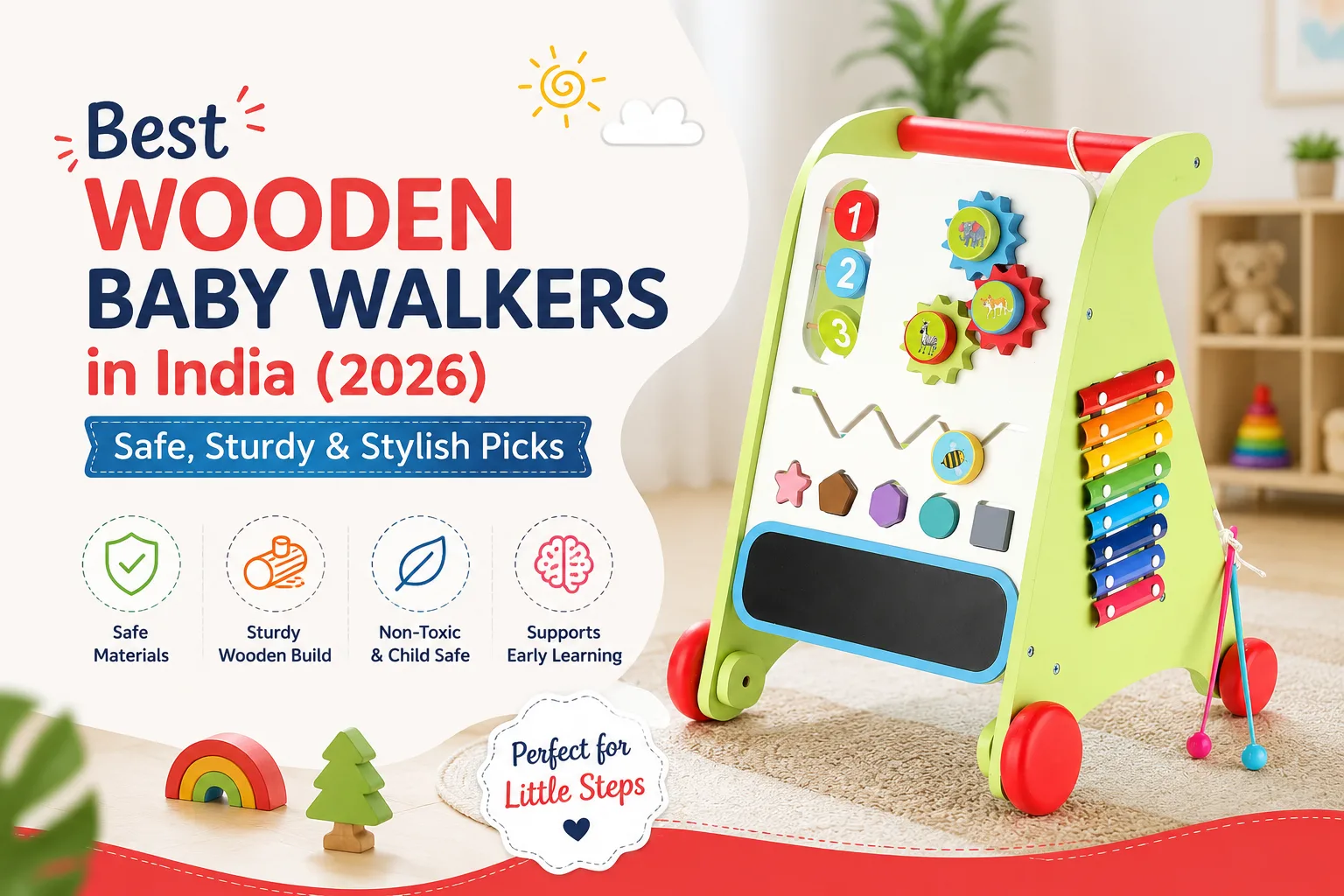 Best Wooden Baby Walkers in India (2026): Safe, Sturdy & Stylish Picks