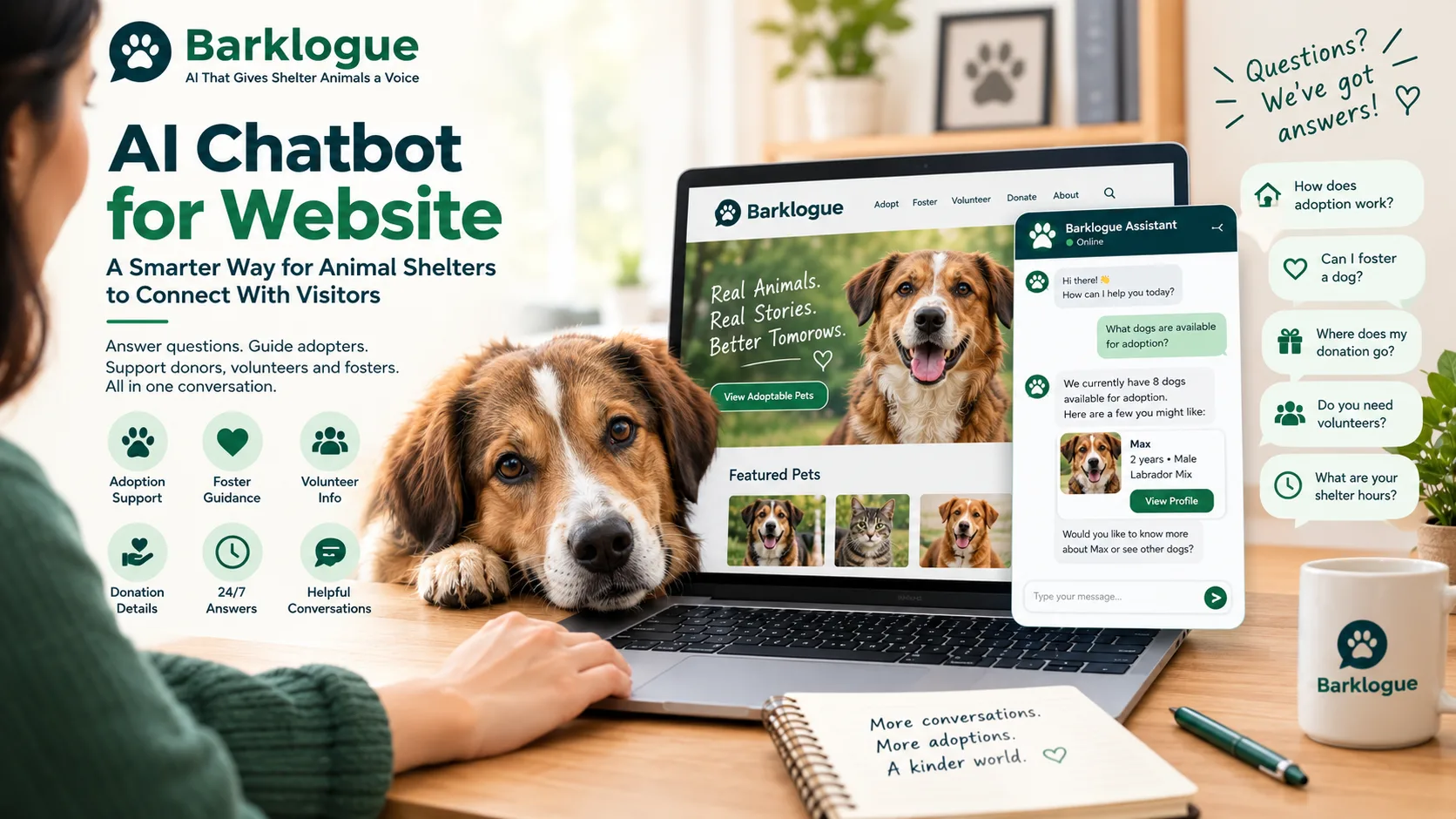 AI Chatbot for Website: A Smarter Way for Animal Shelters to Connect With Visitors