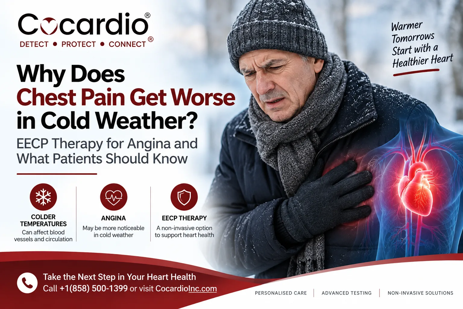 Why Does Chest Pain Get Worse in Cold Weather? EECP Therapy for Angina and What Patients Should Know