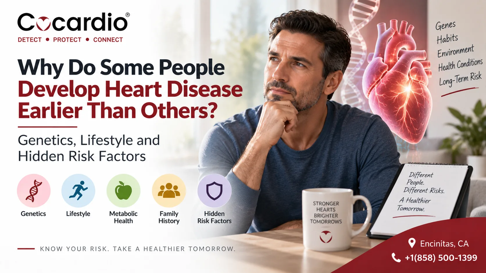 Why Do Some People Develop Heart Disease Earlier Than Others? Genetics, Lifestyle and Hidden Risk Factors