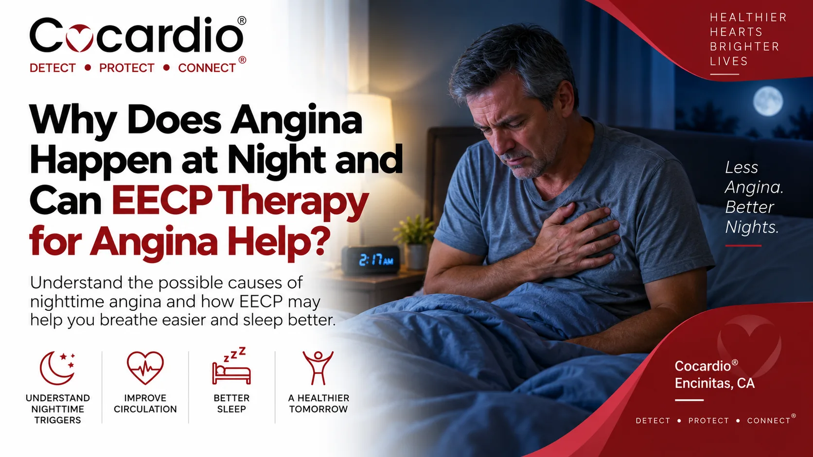 Why Does Angina Happen at Night and Can EECP Therapy for Angina Help?