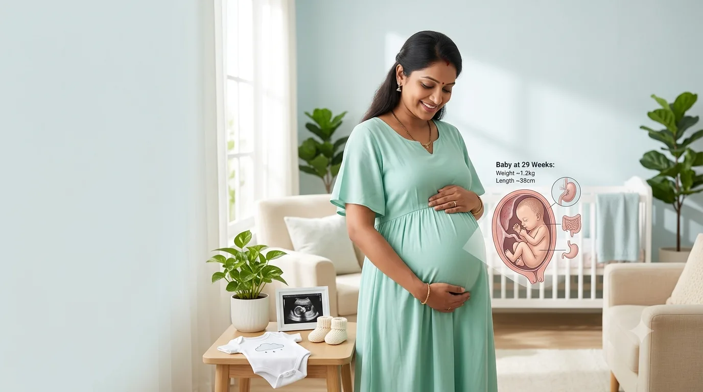 29 Weeks Pregnant in Months: Baby Development, Symptoms, and What to Expect