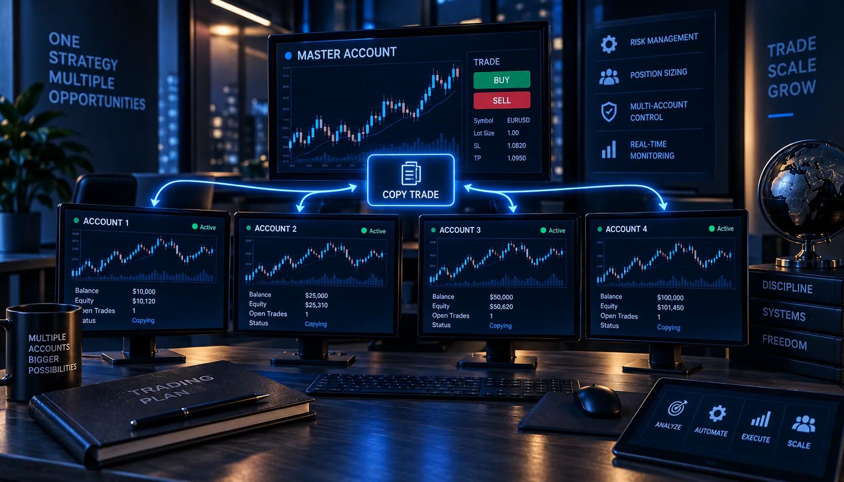 How to Choose a Trading Setup for Multiple Accounts
