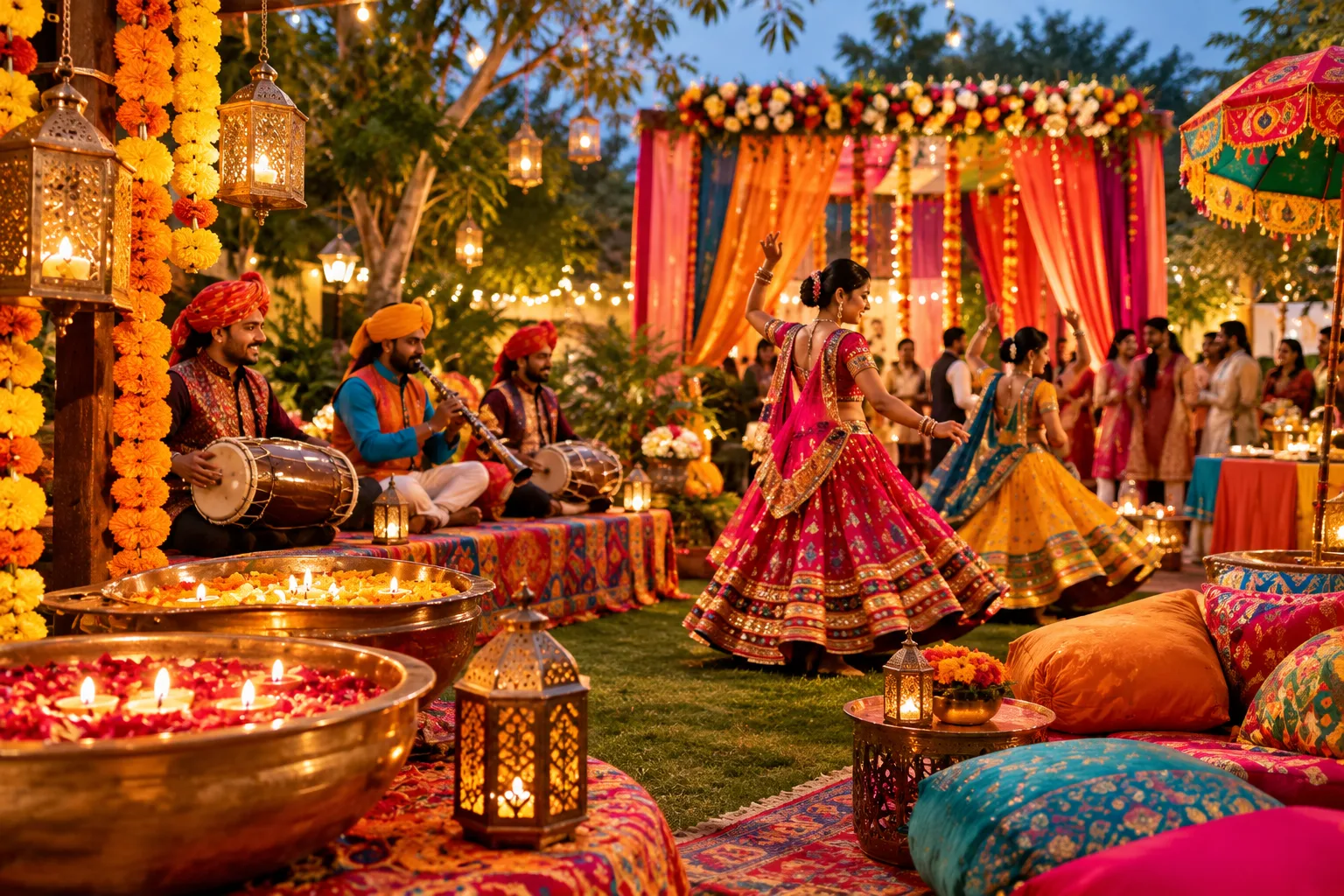 Colour, Music and Tradition: Designing an Immersive Indian Festival Experience
