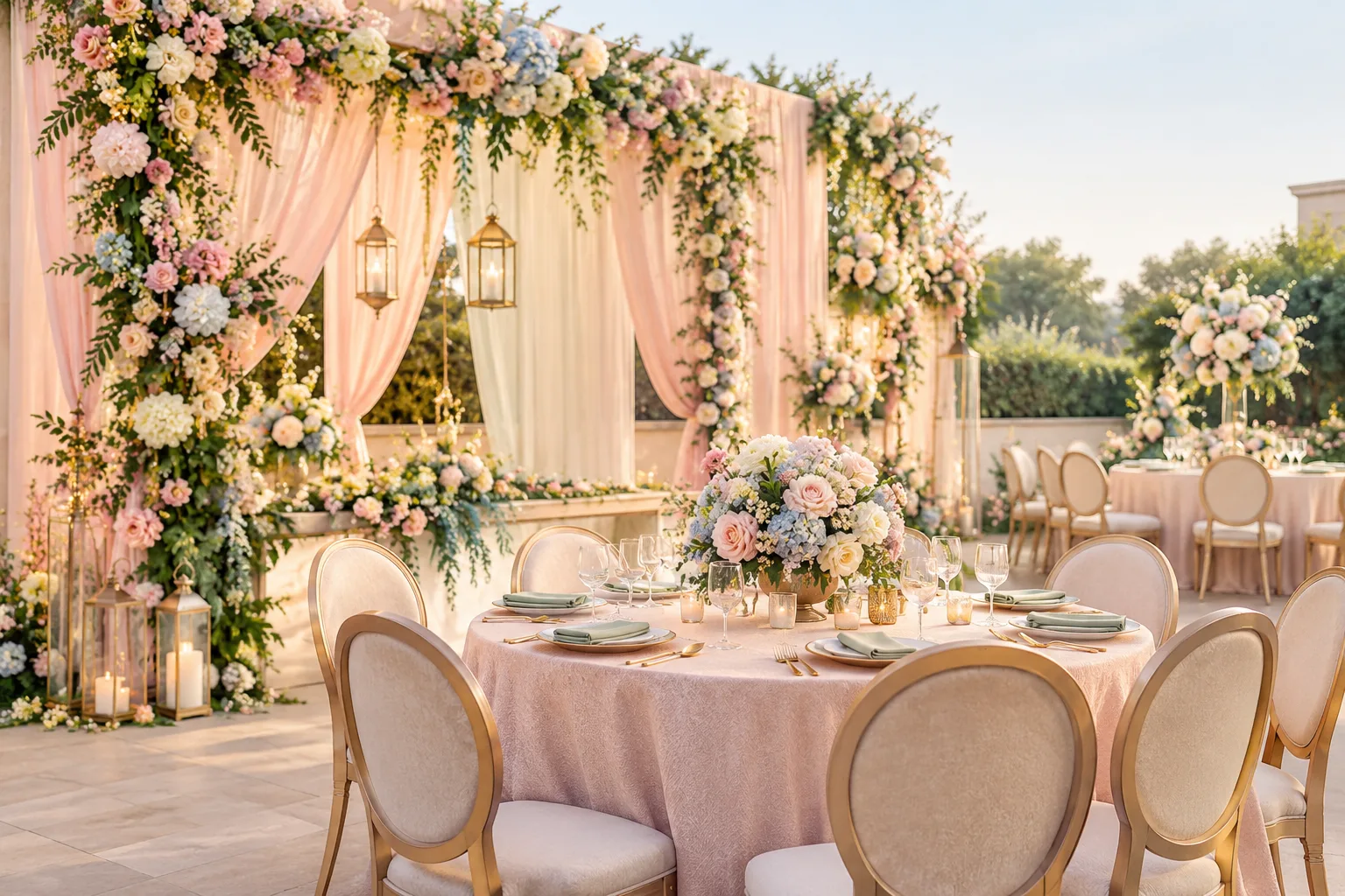 Turn Your Family Celebration into a Floral Dream with Pastel-Inspired Décor