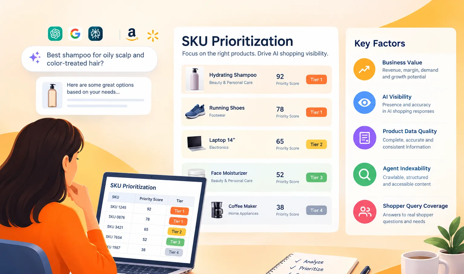 How to Prioritize SKUs for AI Shopping Optimization