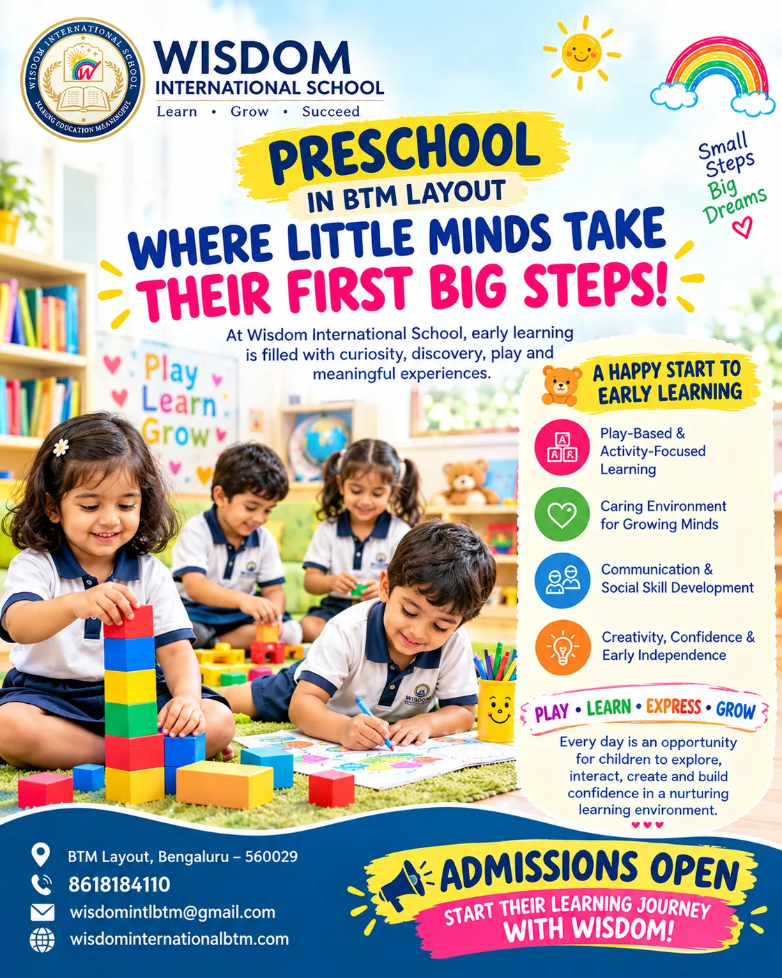 How Can Parents Choose the Right Learning Environment for Children in BTM Layout?
