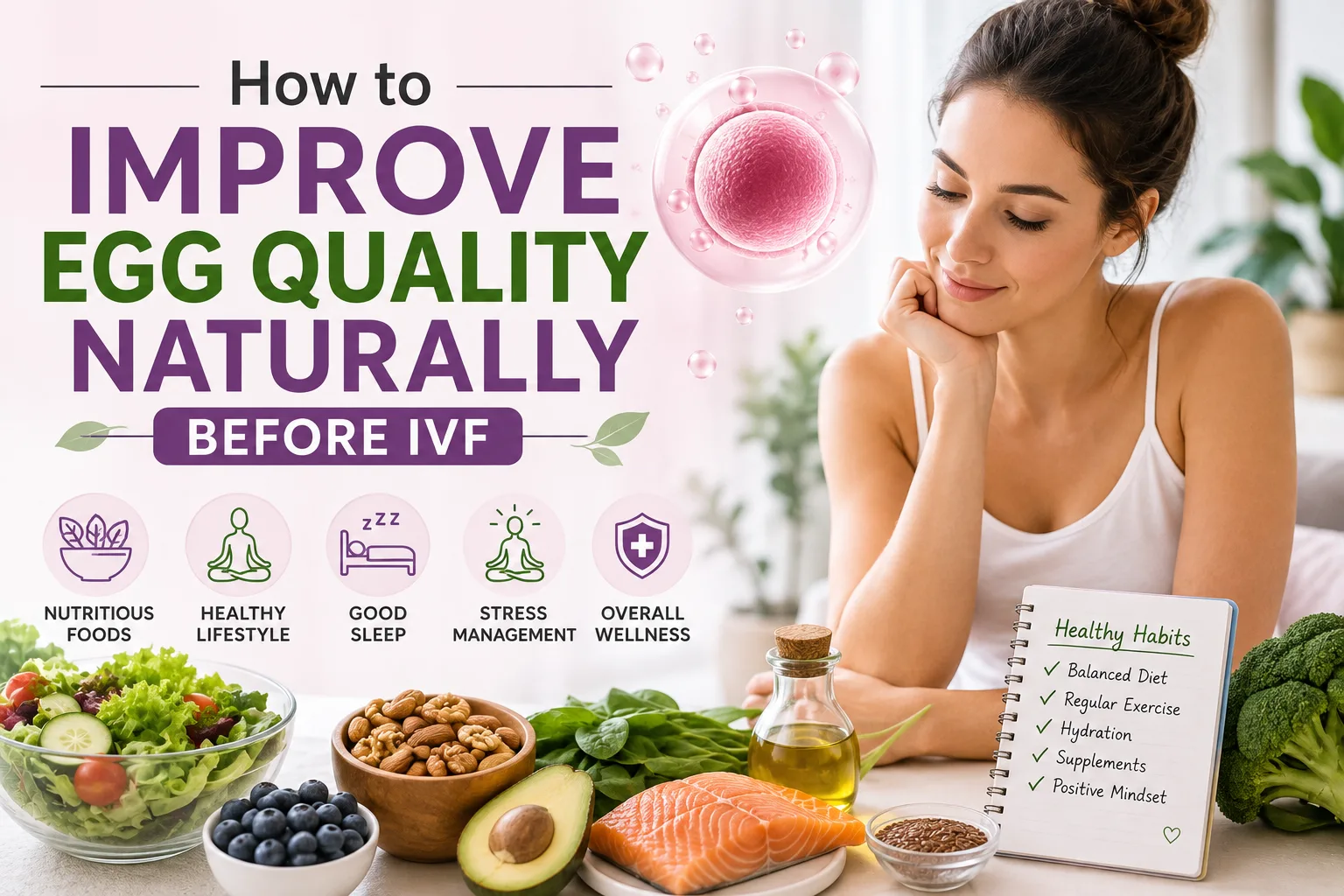 How to Improve Egg Quality Naturally Before IVF