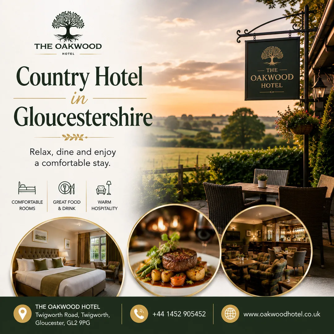 How Oakwood Hotel Became a Go-To Country Hotel in Gloucestershire | Oakwoodhotel.co.uk