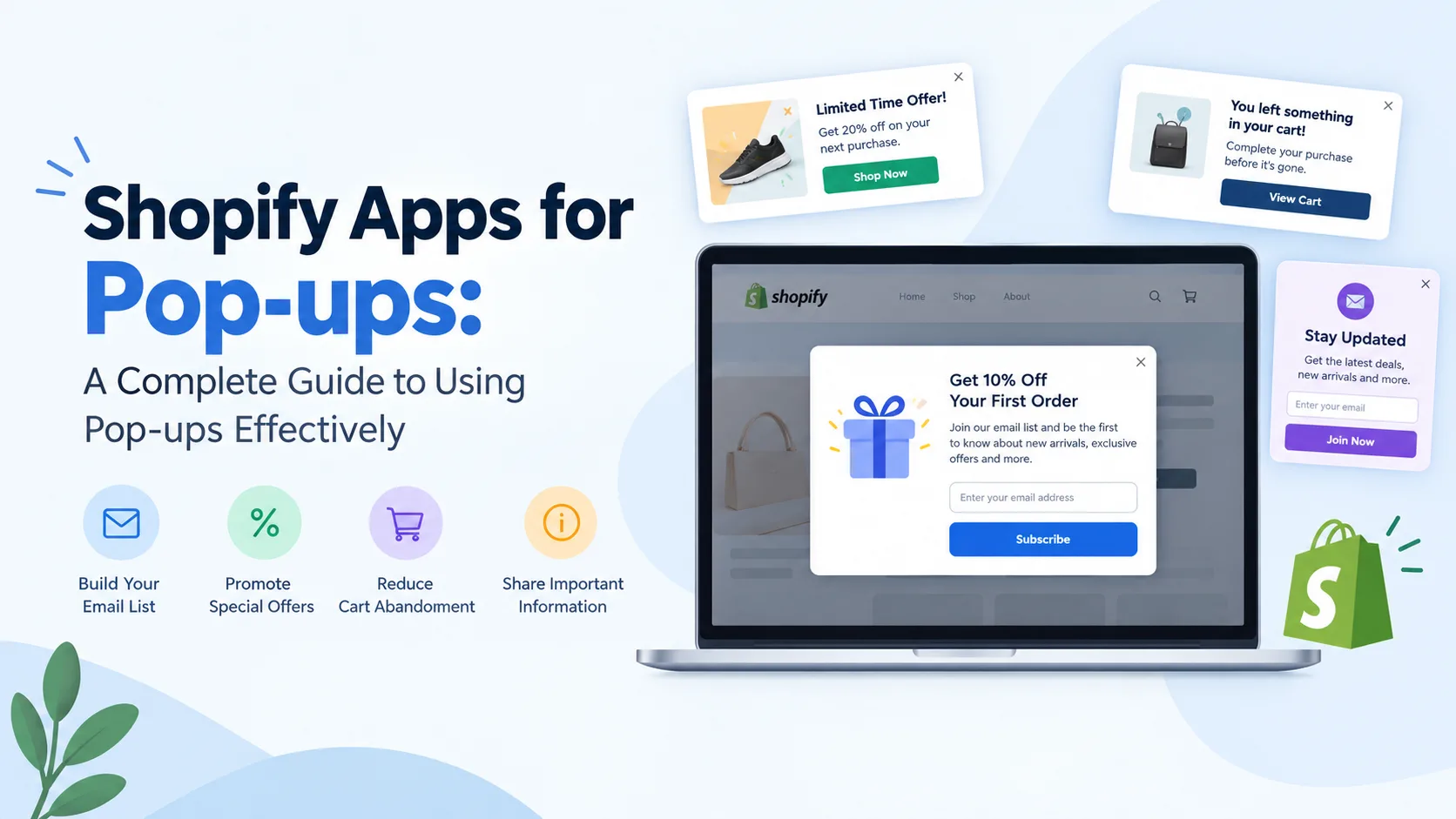 Shopify Apps for Pop-ups: A Complete Guide to Using Pop-ups Effectively