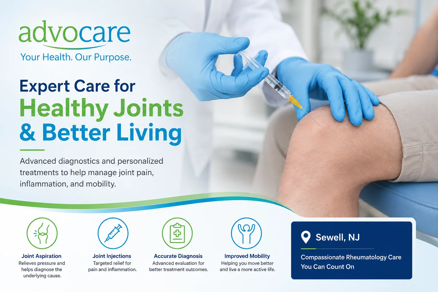 Arthrocentesis and Joint Injections in Sewell, NJ: Joint Pain Care