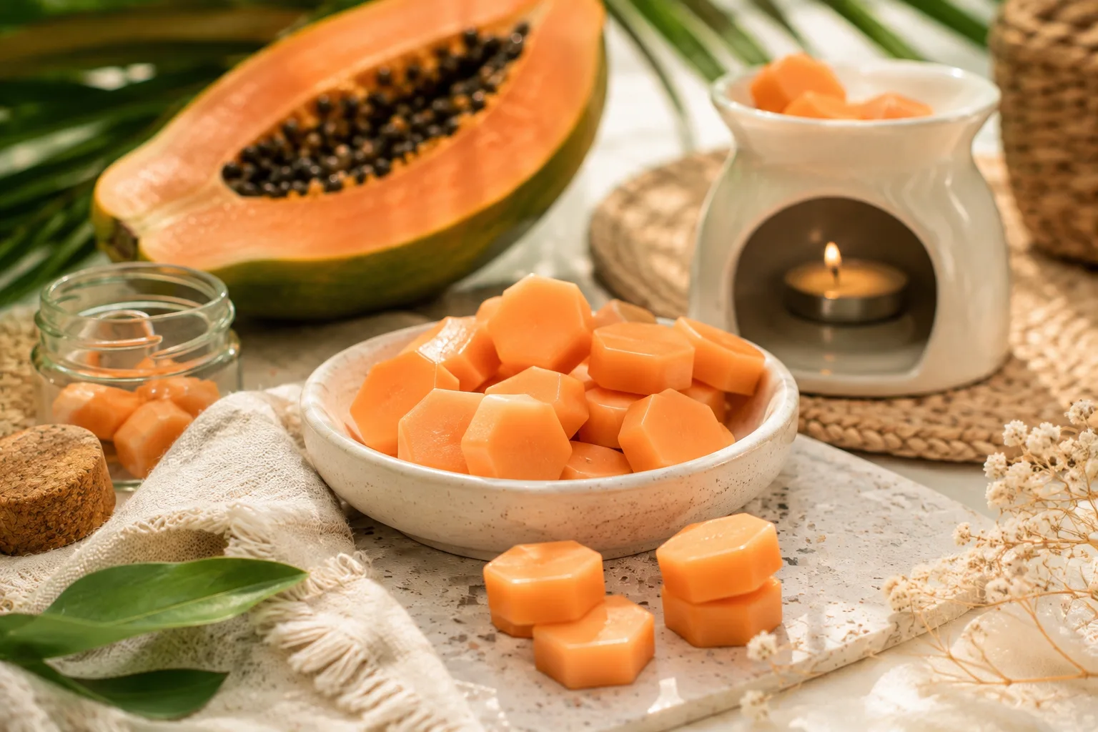 Building a Fruity Wax Melt Collection with Papaya Fragrance
