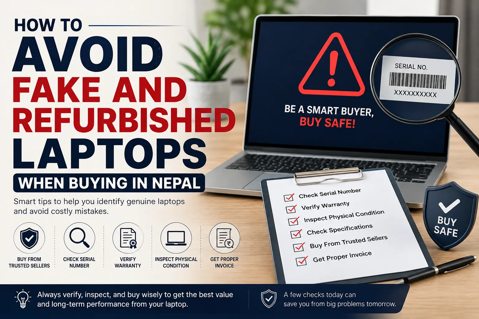 How to Avoid Fake and Refurbished Laptops When Buying in Nepal