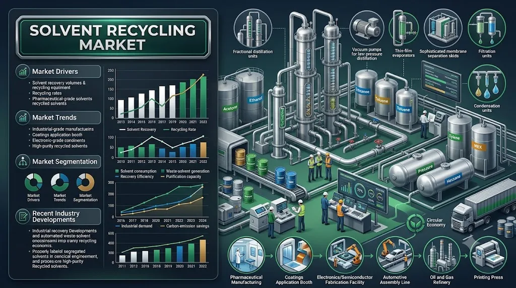 Solvent Recycling Market Size, Share and Forecast 2026-2034
