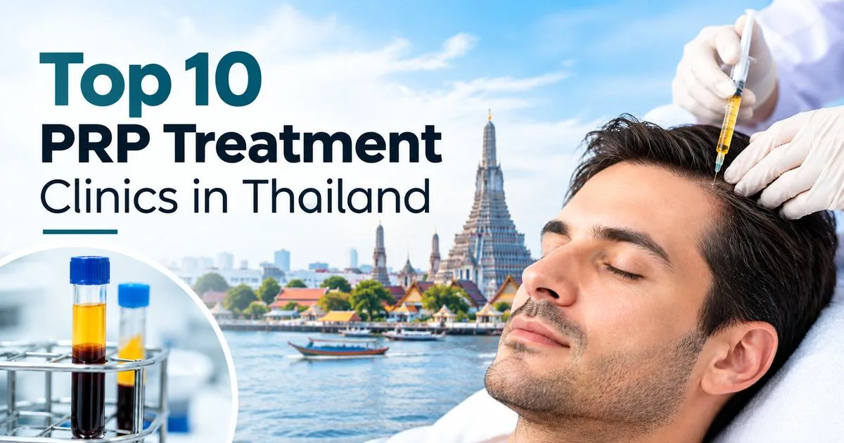 Top 10 PRP Treatment Clinics in Thailand