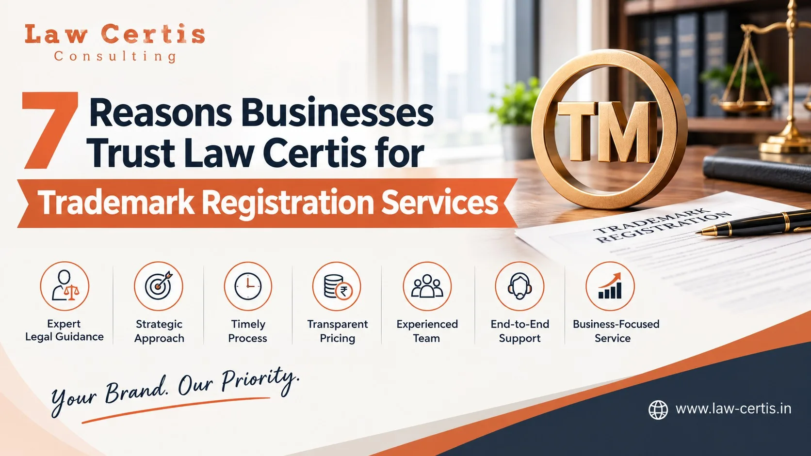 7 Reasons Businesses Trust Law Certis for Trademark Registration Services