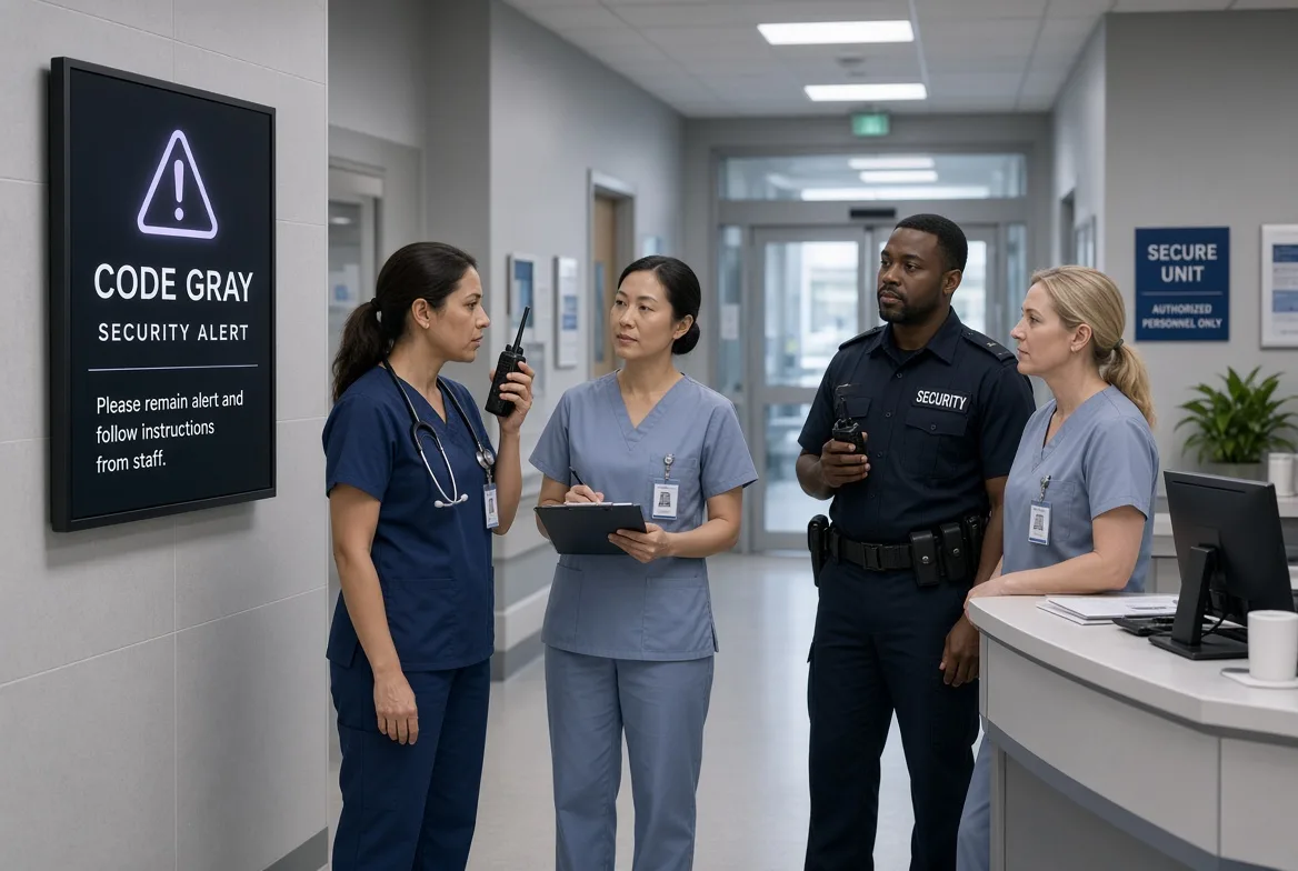When a Hospital Announces Code Gray: What It Means & How to Respond Safely