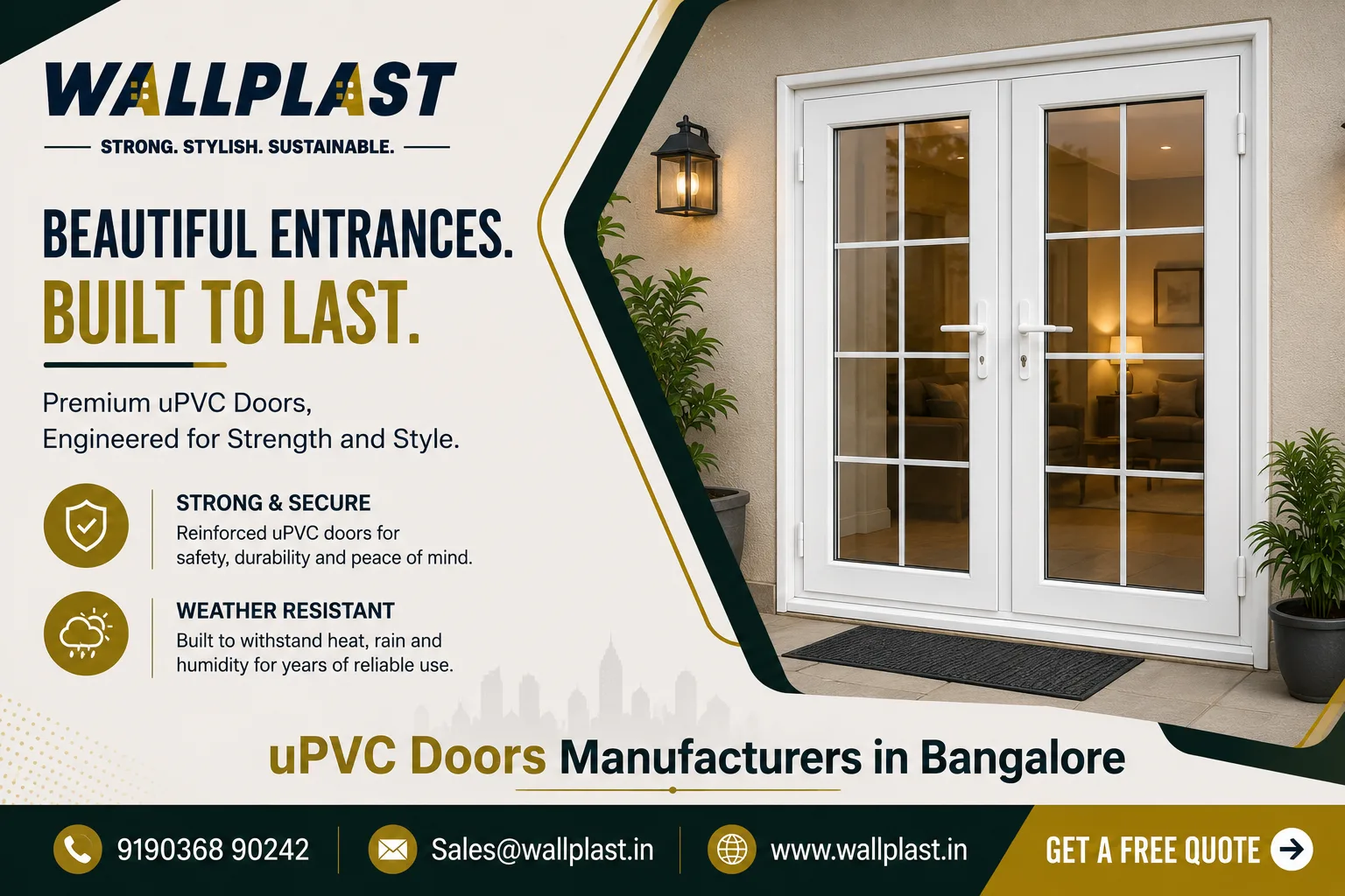 Choosing the Right uPVC Windows and Doors for Your Bangalore Property