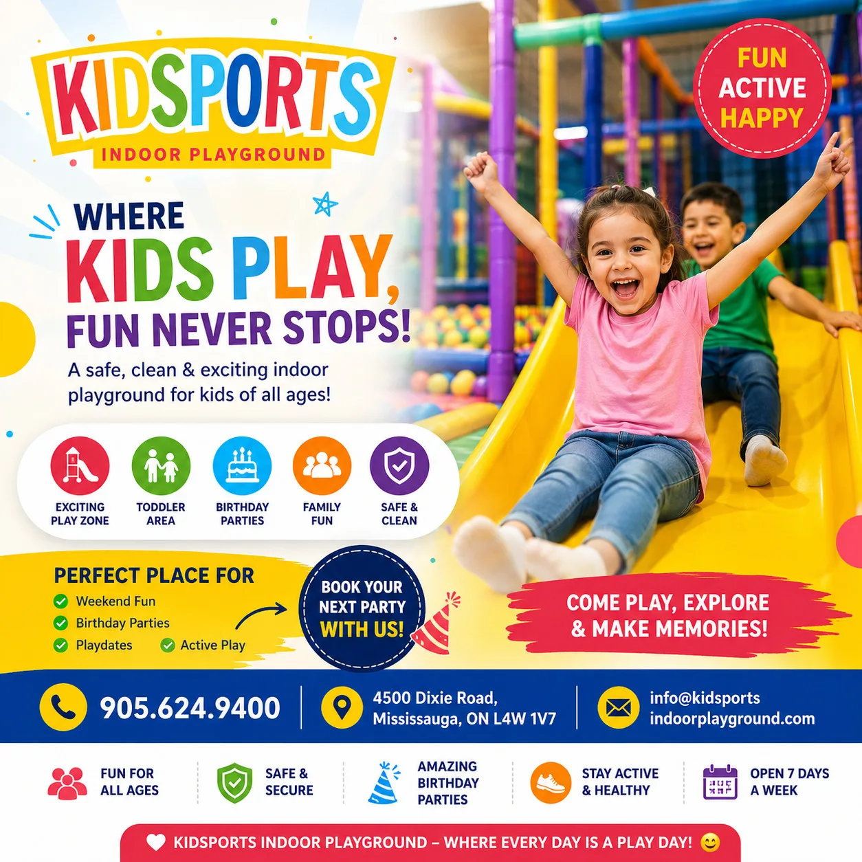 Fun Indoor Activities for Kids in Mississauga: A Parent’s Weekend Guide