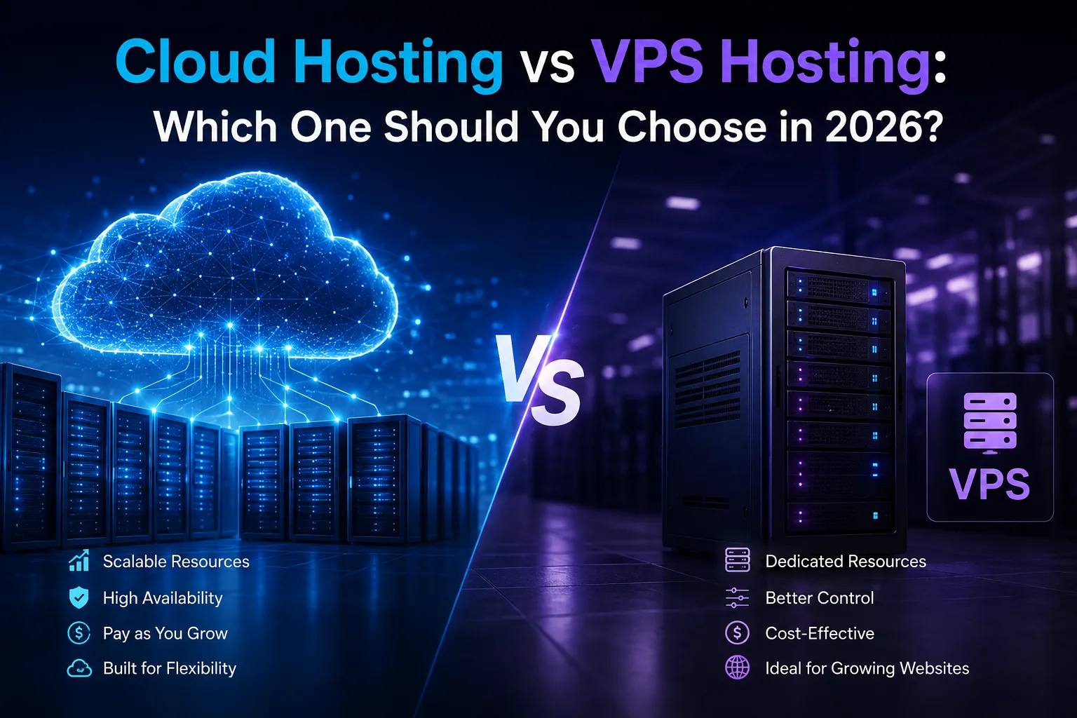 Cloud Hosting vs VPS Hosting: Which One Should You Choose in 2026?