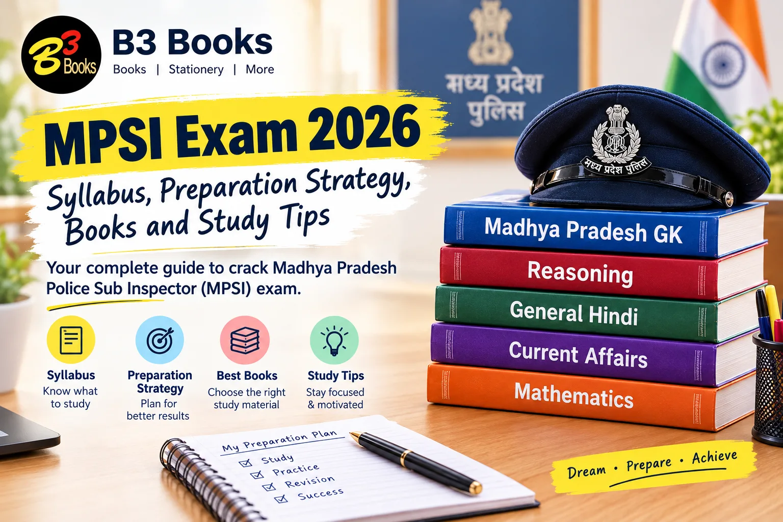 MP Police MPSI Exam 2026: Syllabus, Exam Pattern, Books and Preparation Strategy