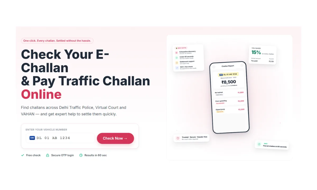 Check Traffic Challan Status & Pay E-Challan Online in India