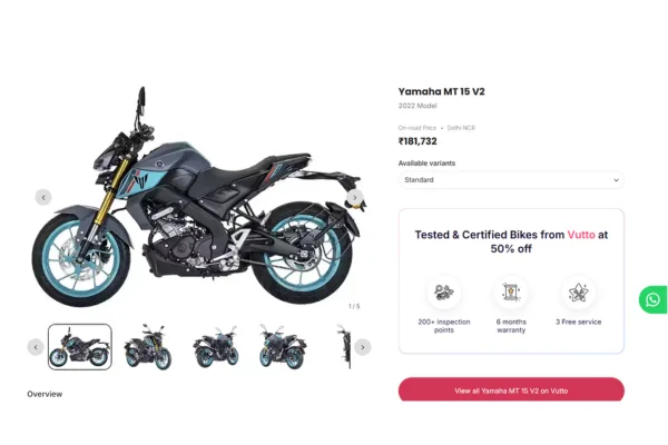 Yamaha MT15: Price, Mileage, Colours
