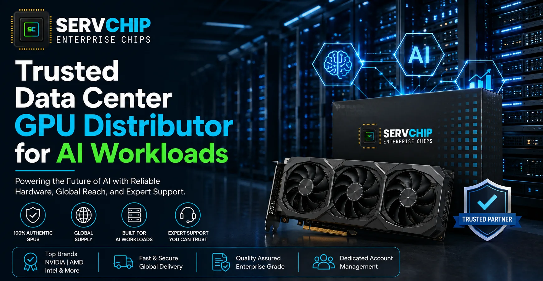 Why Data Centers Choose ServChip for GPU Supply